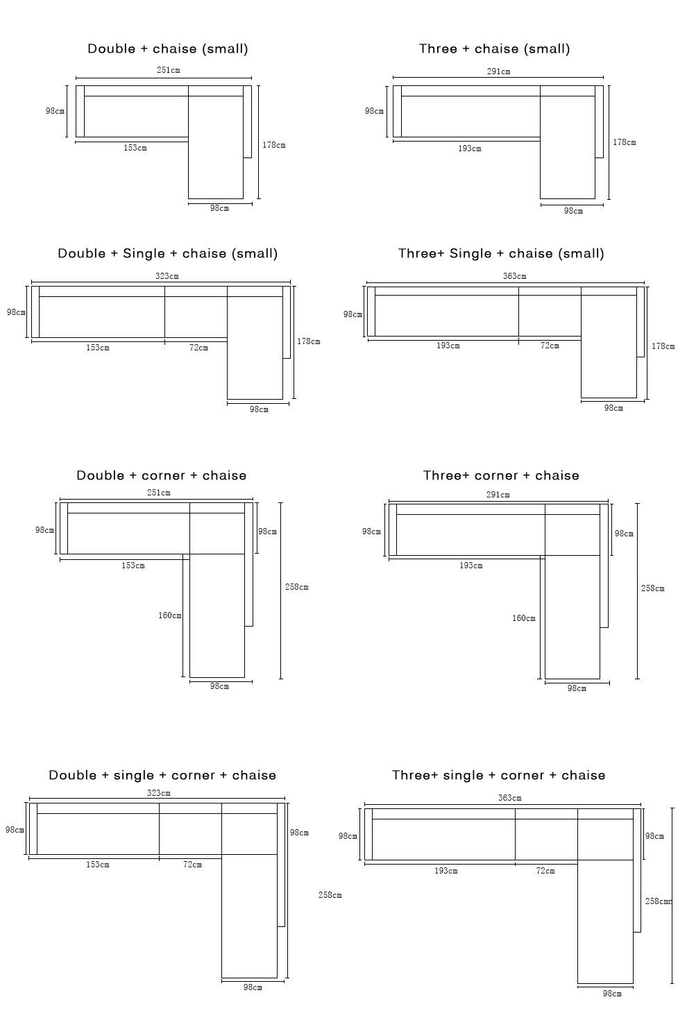 Sectional Sofa Fabric Lounge Couch L Shape Corner Sofa Living Room Sofa Set