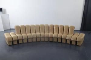 MID Century Modern Furniture Modular Sectional Brown Leather Sofa De Sede Ds 600 Sofa Replica