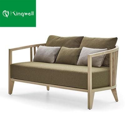 Modern Style Teak Frame Furniture Outdoor Sofa for Home Hotel Garden Patio