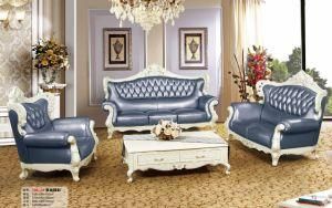 New Arrival Hot Sell Factory Price Royal Style Leather Sofa (160)