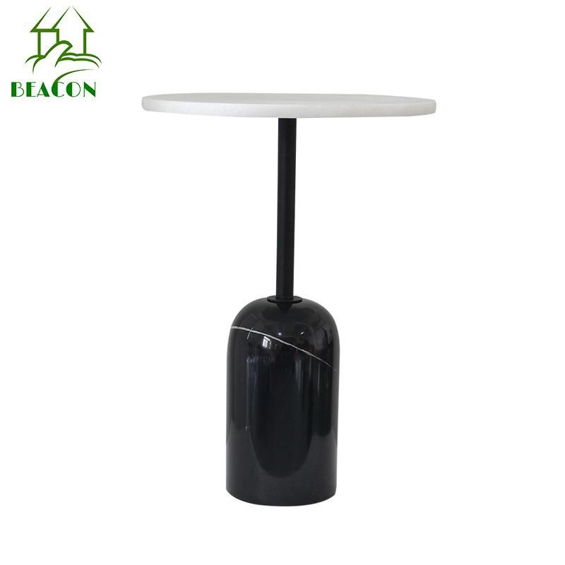Marble Side Table Living Room Sofa Side Table Balcony Small Round Table
