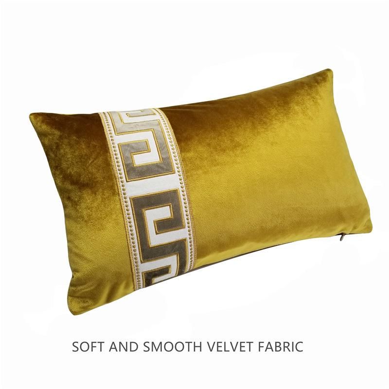 Soft Custom Simple Modern Living Room Sofa Pillow Cover