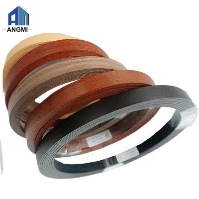 New Material Customized Size PVC Color Tape Edge Banding Strips School and Home Furniture Cabinet/Door/Table