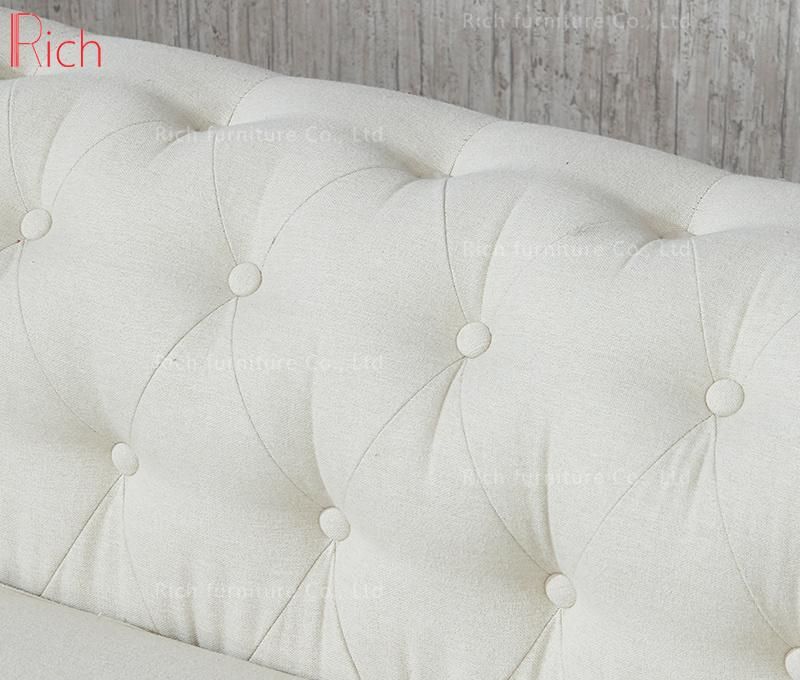 Classic Living Room Furniture Fabric Chesterfield Sofa Office Hotel Home Event Couch