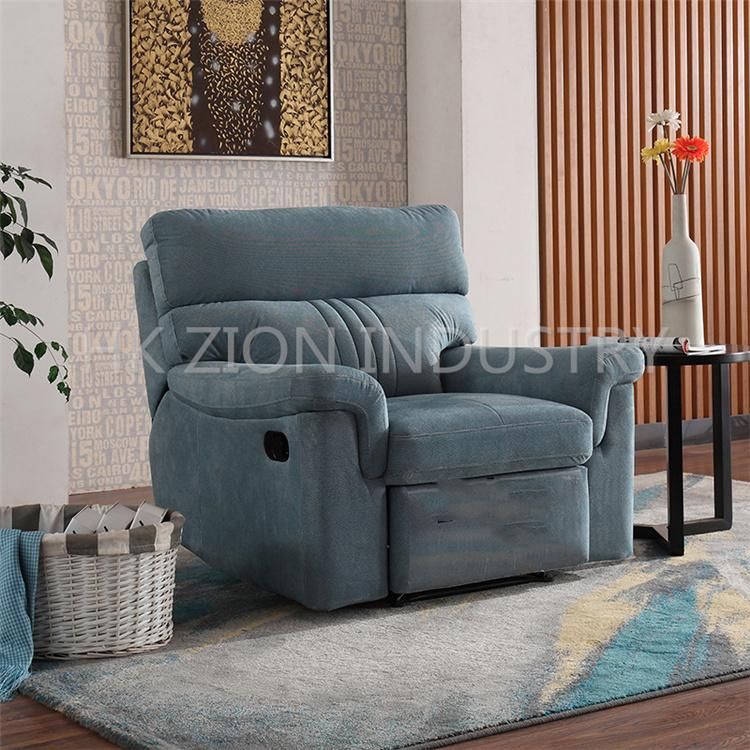Modern Furniture Living Room Furniture Sets Recliner Sofa L Shape Home Furniture Sofa Set Solid Wood Frame Fabric Sofa