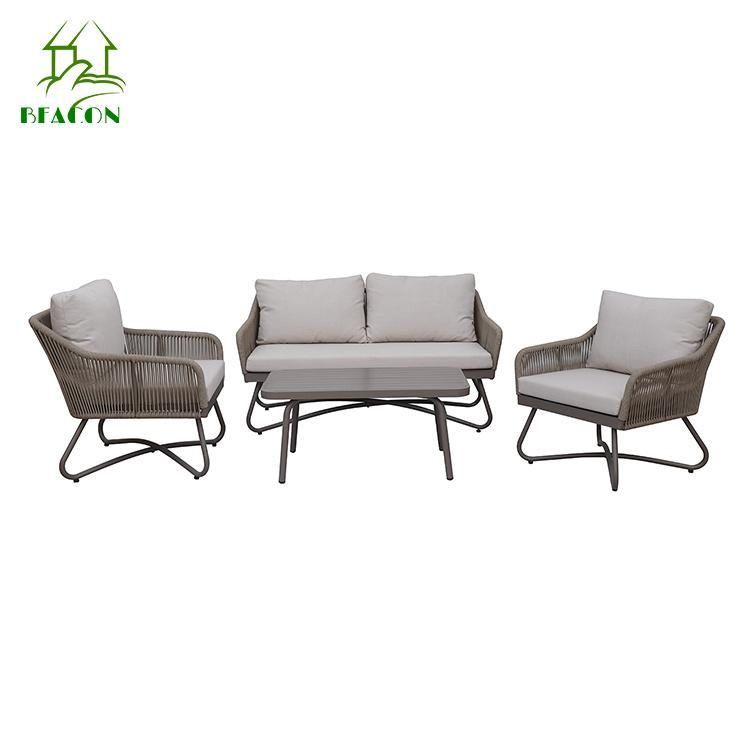 Garden Set Garden Sofas Outdoor Furniture Aluminum Sofa Set Rope Sofa