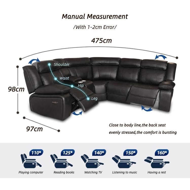 Durable Surface Material Electric Control Sofa Chair