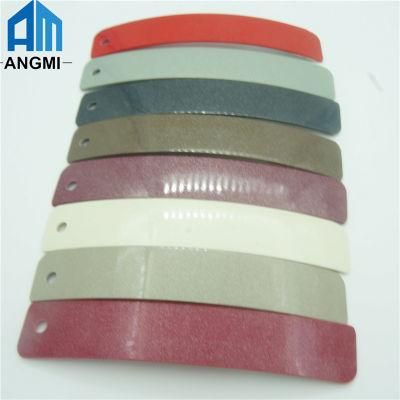 Customized Wood Grain/ Solid Color/Metallic High Glossy/Embossed/Matt of High Quality and High Tenacity PVC Edge Banding for Furniture Parts