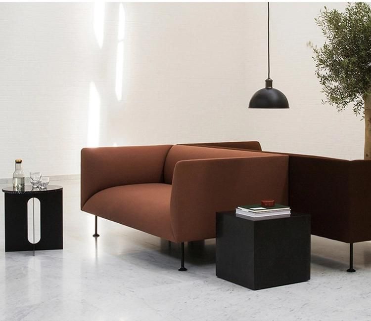 European Style Living Room Velvet Fabric Sofa