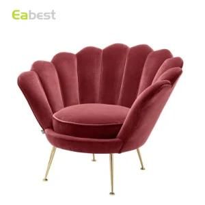 Modern Luxury Sofa Leisure Metal Legs Home Furniture Living Room Velvet Sofa