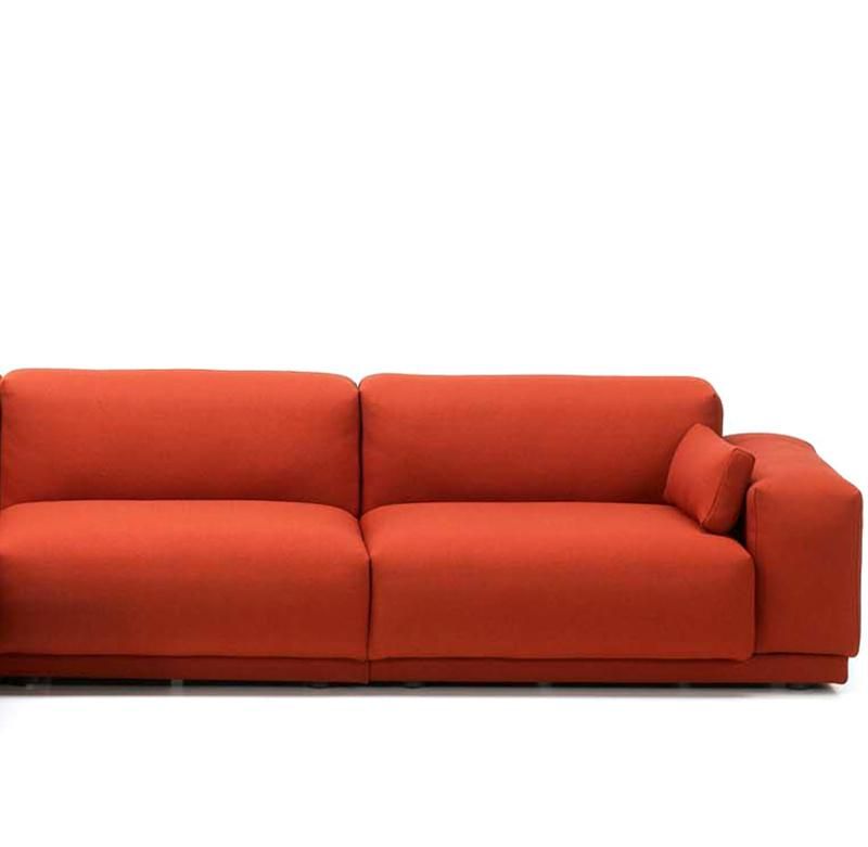 Jasper Morrison 3 Seats Fabric Sofa for Living Room (CC-6169-3)