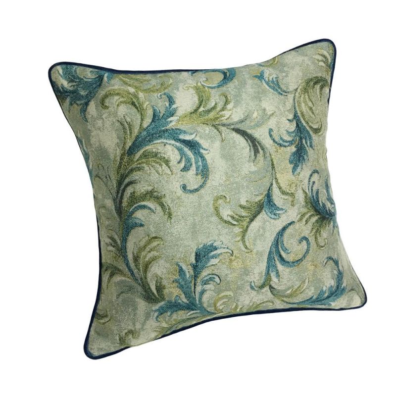 New Luxury Villa Sofa Pillow Case, Nordic Velvet Gilded Cushion Cover