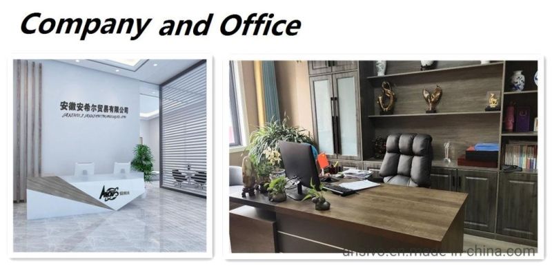 Modern Minimalist Office Reception and Rest Area, Business Meeting, Guest Office Leather Sofa, Coffee Table Set