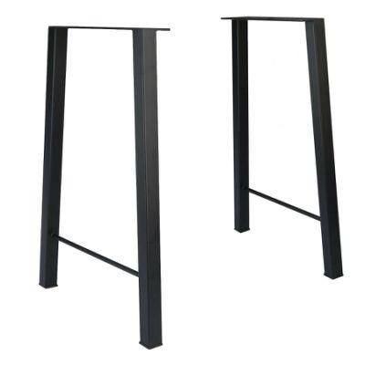 Industrial Square Shaped Office Table Legs Dining Table Metal Legs