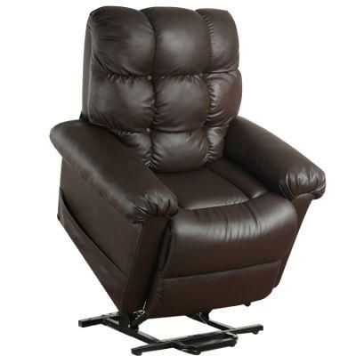 Home Furniture Recliner Sofa Electric Power Lift Elder Help Rising up Chair Confortable Backrest Bright Leather Sofa for Living Room Sofa