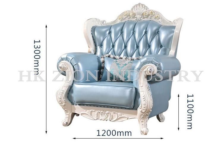 Waterproof Sofa Cover Royal European Style Sofa Set Corner Couches Home Furniture Living Room Luxury Modern Design Leather Couch Chesterfield Sofa