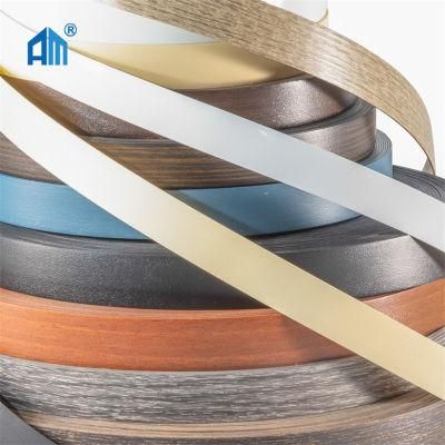 Solid Color PVC Edge Furniture Accessories Edge Banding Plastic Countertop Edge Tape/Strip