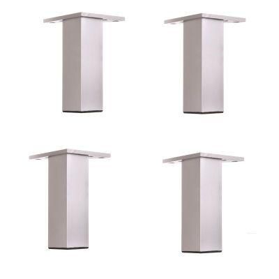 Square Metal Furniture Cabinet Aluminum Sofa Leg