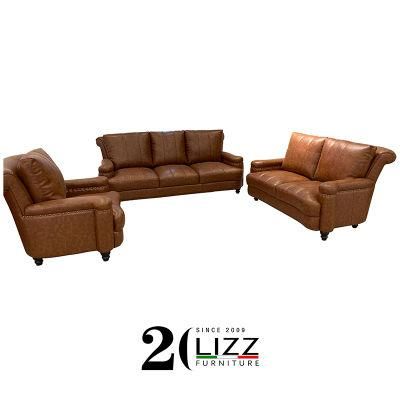 Australia Most Popular Italian Classic Leather Home Furniture Living Room Sofa
