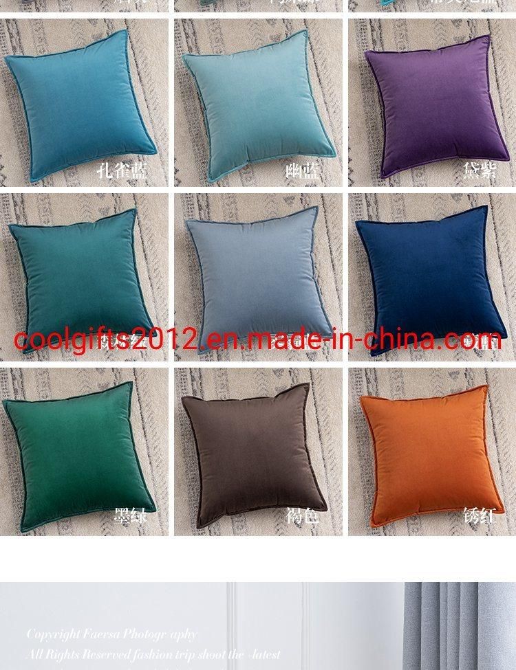 18 X 18 Inch Velvet Square Home Decor Pillow Cushion Cover for Sofa Throw Pillow Covers