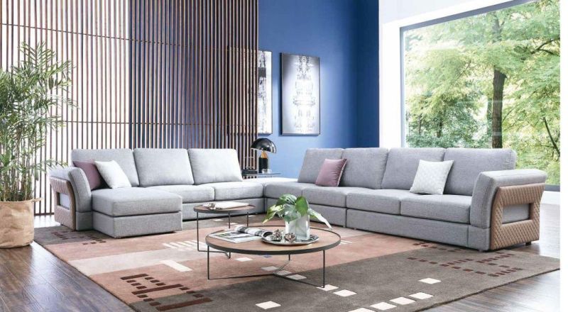 Modern PU Arm Sofa Set