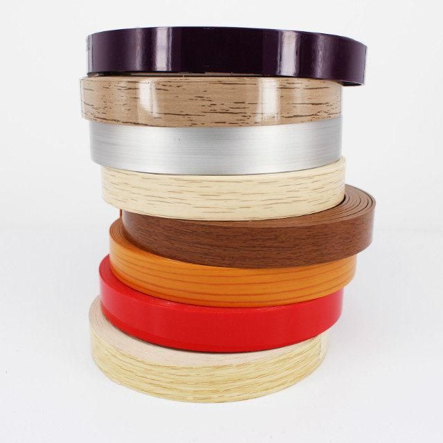 PVC Edge Banding and Wood Grain PVC Edge Tape Banding for MDF