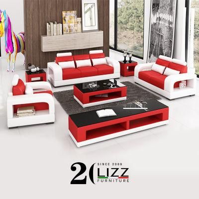 Hot Sale Home Furniture Lounge Leisure Colorful Sectional Leather Sofa
