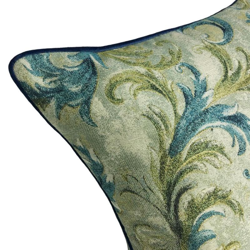 New Luxury Villa Sofa Pillow Case, Nordic Velvet Gilded Cushion Cover
