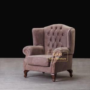 Loft American Wind Restoring Ancient Ways, Solid Wood Sofa Industry Creative Living Room Sofa The Cafe Bars Sofa Chair