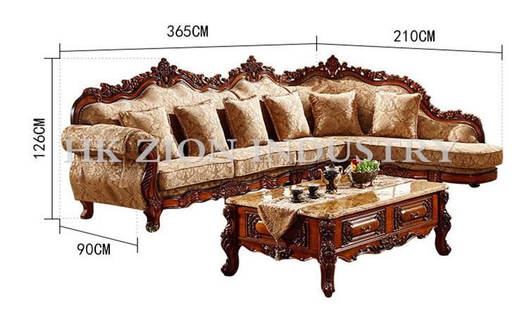 Luxury Lounge Living Room Furniture Sofa Fabric Upholstery Modernos Lounge Chair Sofa European Style Leisure Corner Sofa