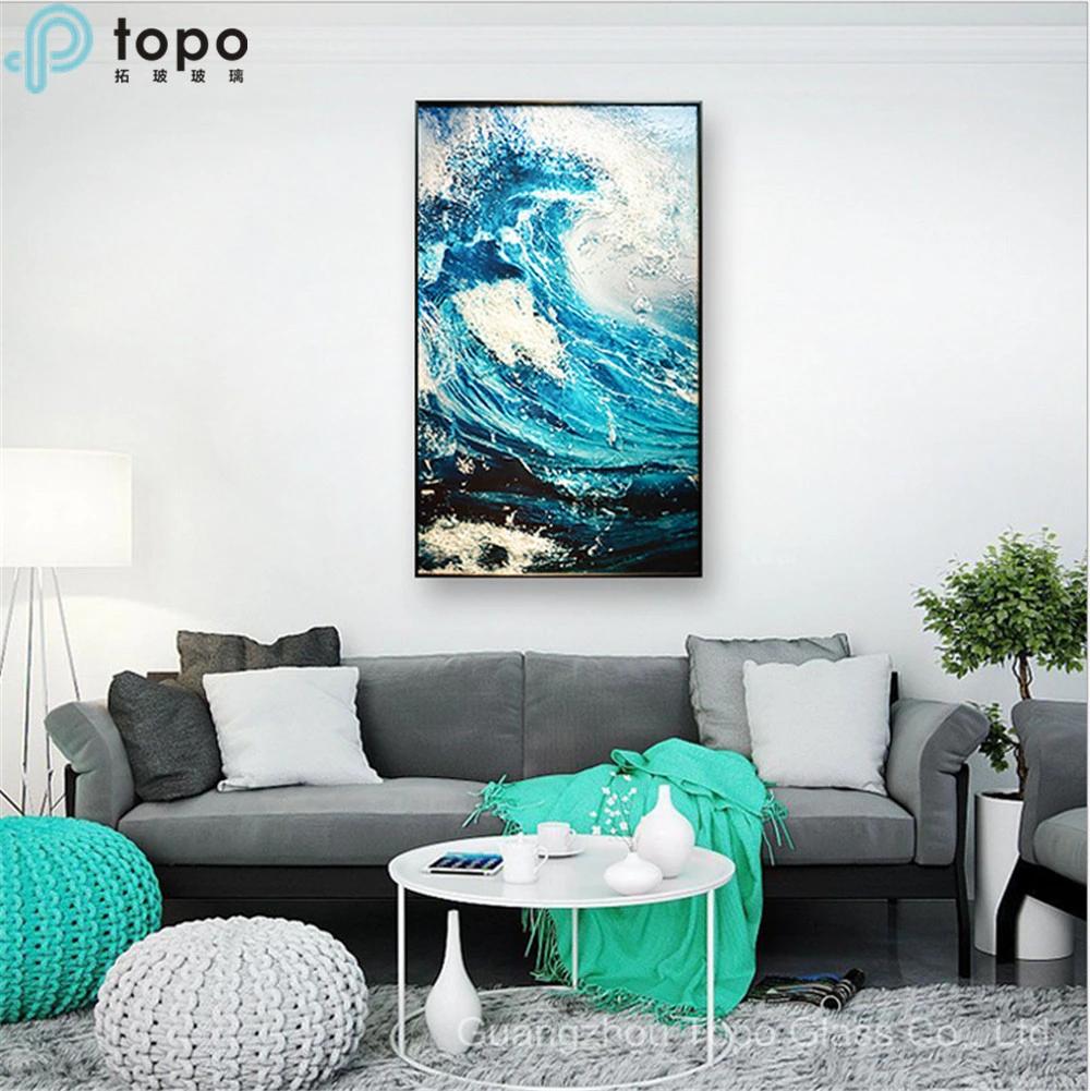 1000mm*600mm and 1610mmx910mm The Waves Glass Painting (MR-YB6-2023)