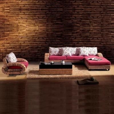 Modern Natural Rattan Furniture Living Room Lounge Modular Couch Sofa