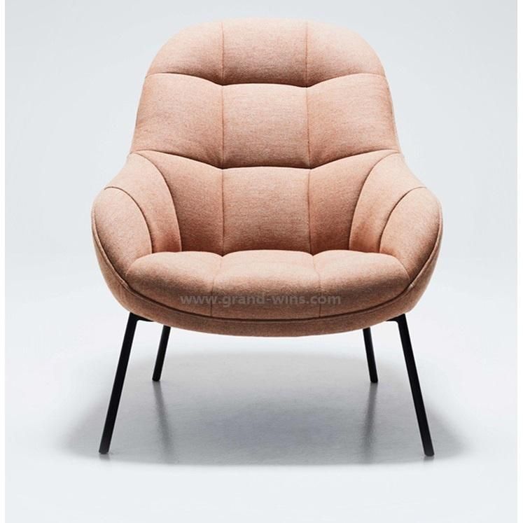 Nordic Single Sofa Chair Hotel Club Fabric Lounge Chair