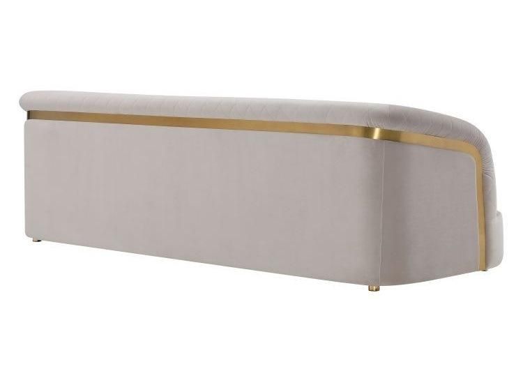 Italian Style Light Luxury Couch High-End 4/2/1 Seaters Living Room Sofa for Villa/ Hotel /High-End Department in Hot Sale