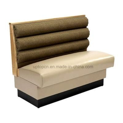 (SP-KS118) American Style Upholstered Restaurant Single Booth Sofa