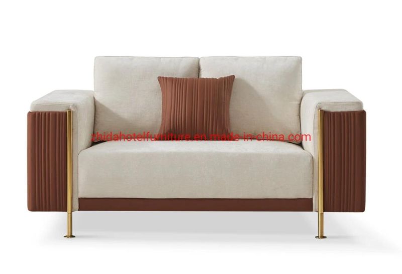 Zhida Modern Hotel Restaurant Furniture Living Room Luxury Leisure Sofa