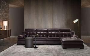 Best-Selling Contemporary Commercial Sectional Leather Sofa (HC2053)