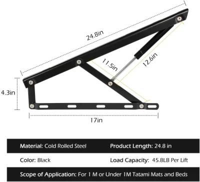 4FT Bed Lift Hydraulic Mechanisms Bed Box Storage Space Saving Project Hardware