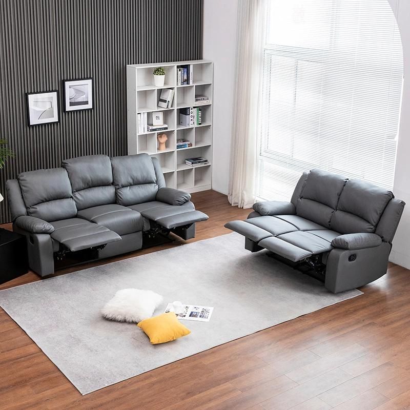 Living Room Sofa Set Manual Recliner 1+2+3 Combined Sofa