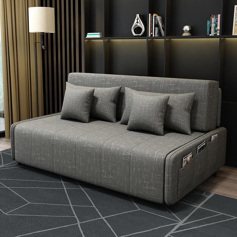 Multifunctional Living Room Simple Modern Double Nordic Fabric Folding Sofa Bed
