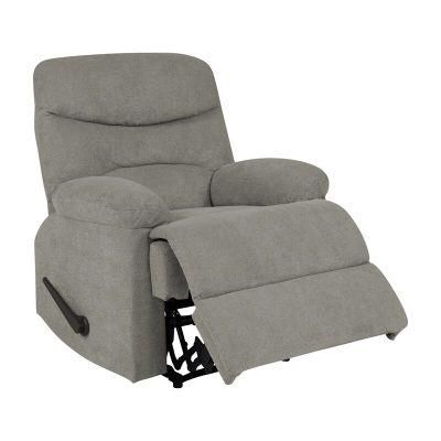 Modern Fabric Manual Recliner Sofa with Vibration Massage