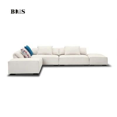 Modern Living Room and Home Furniture Tufted Sectional Classic Sofa Curved