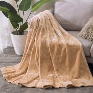 Fleece Blanketsfor All Season 350GSM - Premium Lightweight Anti-Static Throw for Bed Extra Soft Brush Fabric Warm Sofa Thermal Blanket