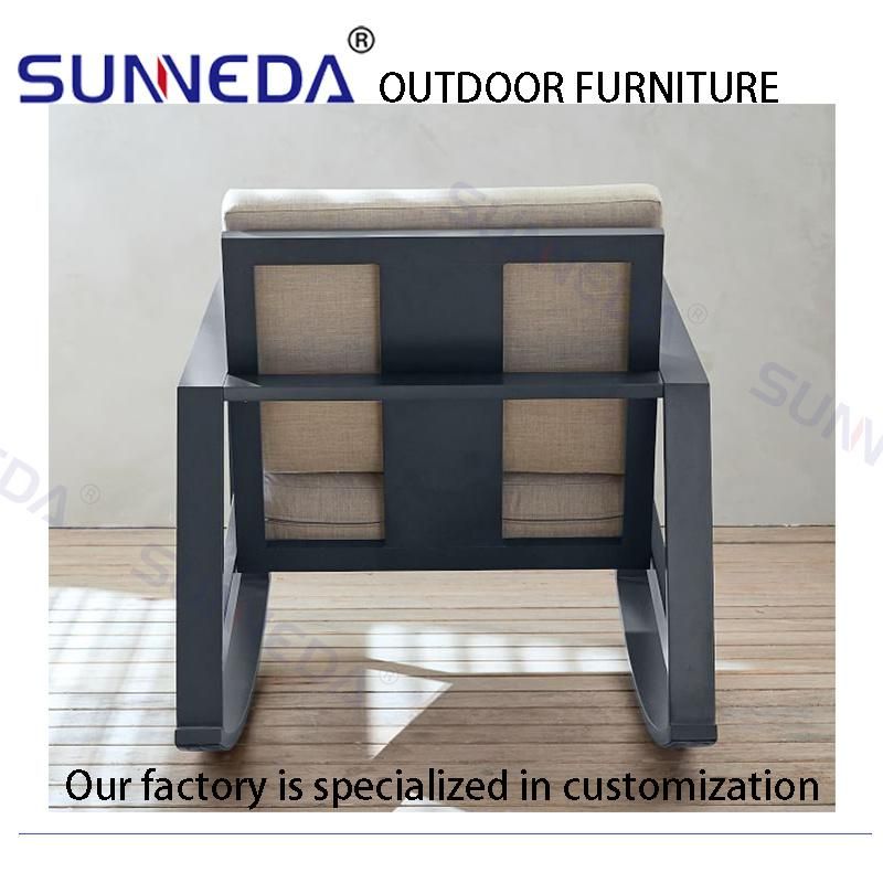 High End Outdoor Extensional Patio Garden Rocking Sofa