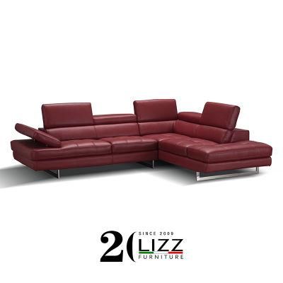 in Stock Wholesale Italian Home Furniture Living Room Leisure Sectional Sofa Set