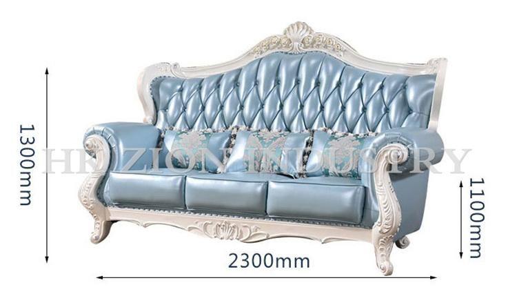 Waterproof Sofa Cover Royal European Style Sofa Set Corner Couches Home Furniture Living Room Luxury Modern Design Leather Couch Chesterfield Sofa
