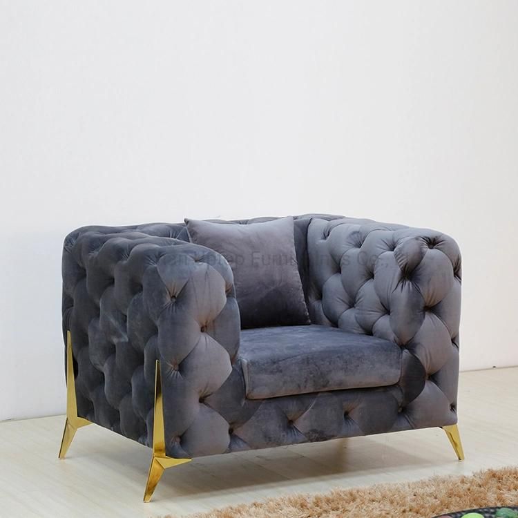 (SP-KS255A-1) Design Cafe Furniture Office Single Sofa