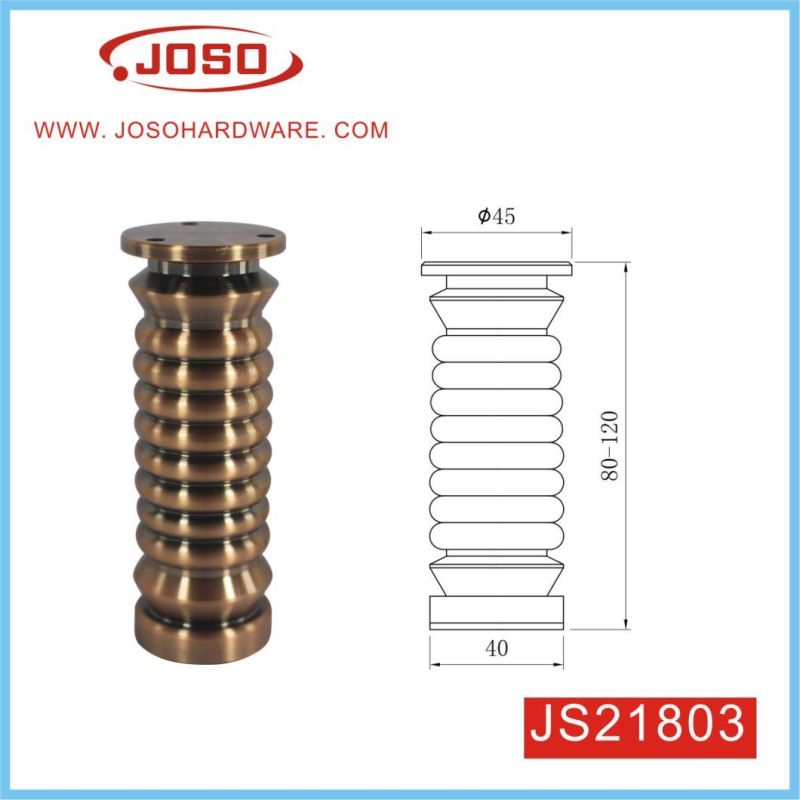 Mat Gold Metal Furniture Leg for Cabinet