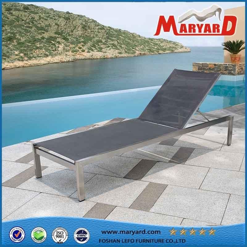 Outdoor Sofa Bed, Garden Sunbed with Cushions, Poolside Sofa Bed, Hotel Project Bed, Terrace Furniture, Beach Bed