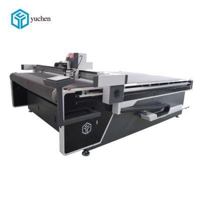 Automatic Feeding Artificial Leather / PU Leather Cutting Machine for Sofa